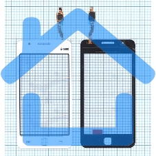 Сенсорное стекло (тачскрин) для Samsung Z1 SM-Z130H белое