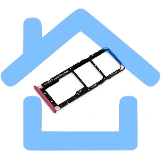 Лоток для SIM-карты Xiaomi Mi A2 Lite красный