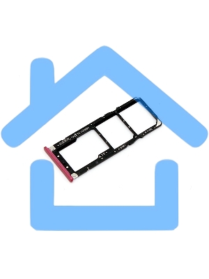 Лоток для SIM-карты Xiaomi Mi A2 Lite красный