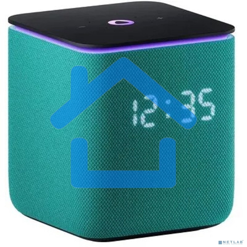 Умная колонка Яндекс Станция Миди, ZigBee, 24Вт, с голосовым ассистентом Алиса на YaGPT, изумрудный