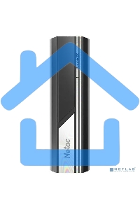 Внешний SSD Netac ZX10, 2TB, USB 3.2 Gen 2 Type-C, R/W 1050/1050, черный