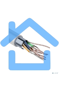 Кабель FTP PROconnect 4PR 24AWG, CCA, CAT5e, PVC, серый, бухта 25 м