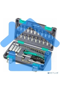 Набор инструментов STELS 1/4'' cr-v s2 усиленный кейс 47предм. 14099