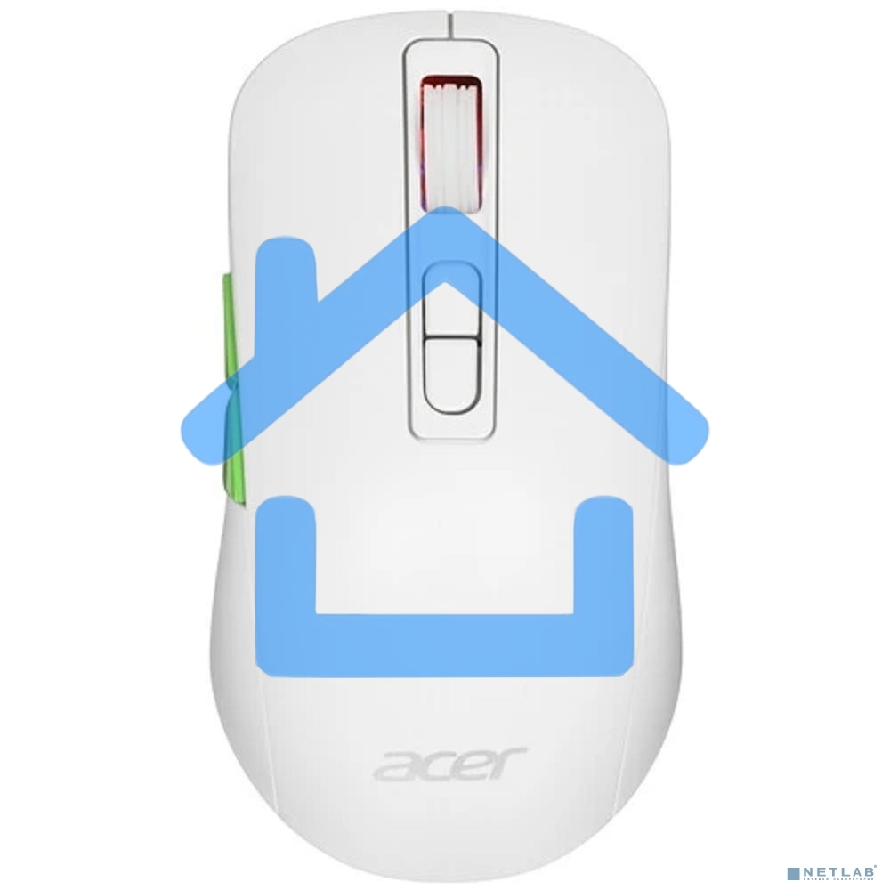 Мышь беспроводная Acer OMR311 белый, 2400 dpi, радиоканал, Bluetooth, USB, кнопки - 7