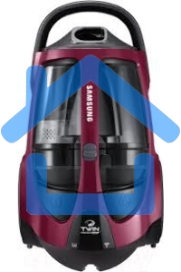 Пылесос Samsung VCC885HH3P красный, 430/2200 Вт, уборка сухая, пылесборник контейнер 2 л