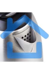 Чайник электрический Galaxy GL 0304, серый, металл, 2000 Вт, 1,8 л, съемный фильтр, шкала уровня воды