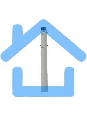 Опора ОГКл-7 верх 75 гор. цинк Пересвет В00004482