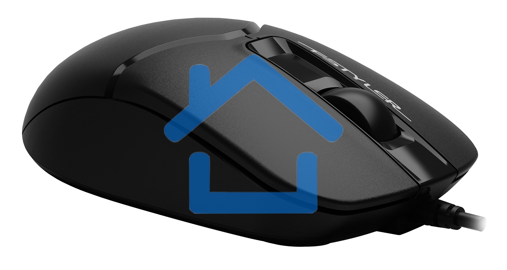 Комплект клавиатура + мышь A4Tech Fstyler F1512 клав:черный мышь:черный USB