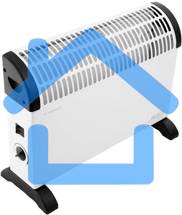 Конвектор Ресанта ОК-1500С белый, 1500 Вт, 20 м2, термостат