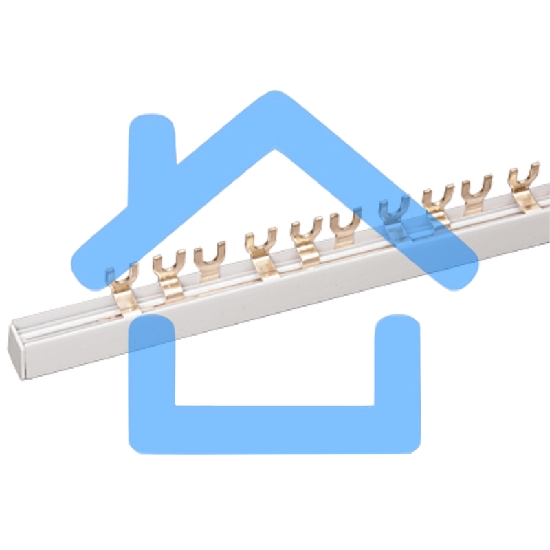 Шина соединительная типа FORK вилка 3Р 100 А 1 м Rexant (10 шт./уп.)