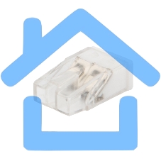 Экспресс-клемма с пастой Rexant СМК 2273-242, 2-проводная 0.5-2.5 мм², прозрачная, блистер (5 шт./уп.)