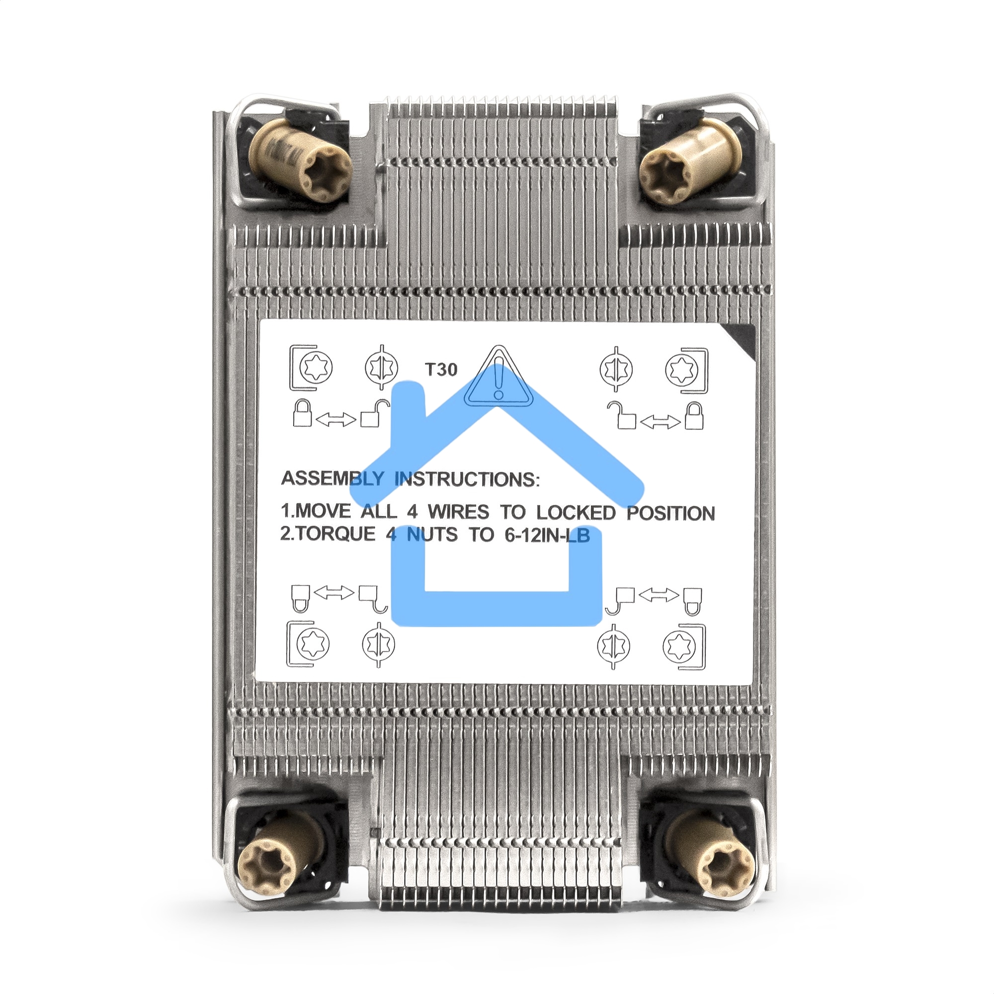 Радиатор для процессора ExeGate ESNK-P0077P.1U.4189.Cu серебристый, алюминий/медь, 205 Вт