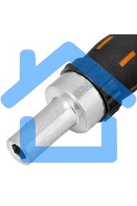 Отвертка реверсивная с набором бит, CrV, 12 шт. Sparta