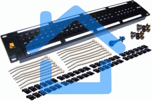 Патч-панель LANMASTER 48 портов, UTP, кат.6, 2U