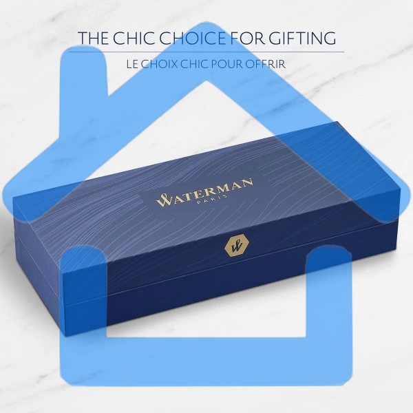 Ручка шариковая Waterman Hemisphere Colour Blocking (2179923) Purple GT M, синие чернила, подарочная коробка