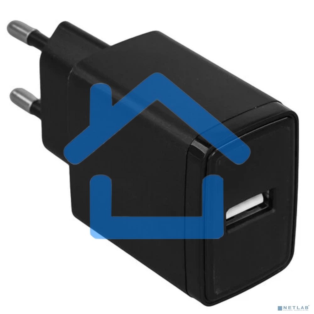 Зарядное устройство Cablexpert MP3A-PC-57, 5Вт, 1А, 1хUSB, черный, пакет