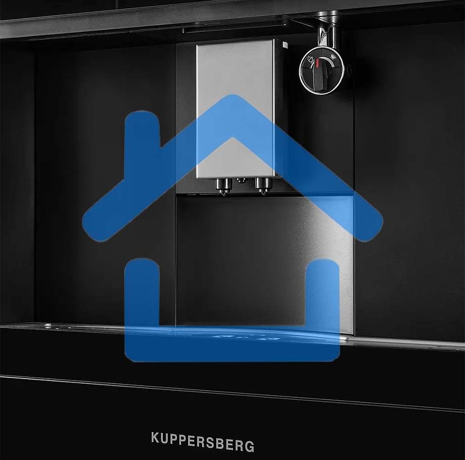 Автоматическая кофемашина Kuppersberg KCM 182 Black коллекция High-Tech,управление сенсорное,максимальное давление 20 бар,емкость для воды 1.8л, есть капучинатор,приготовление кофе автоматическое, материал панели стекло, черный