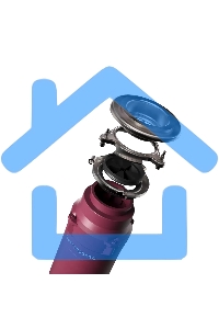 Измельчитель пищевых отходов Kuppersberg WSS 750 V, High-Tech, мощность 750 Вт, 3800-4200 об/мин, защита от перегрева, авто выключение, DC мотор, уровень шума 75 дБ, винный