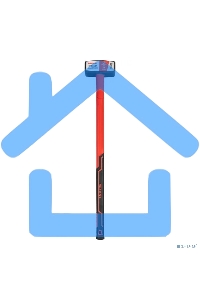 Кувалда Rexant с фибергласовой обрезиненной рукояткой 5000 г