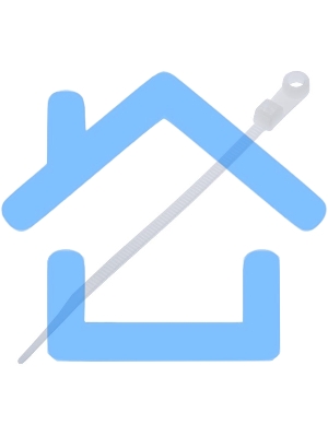 Стяжки NYTH-100х2,5 пластиковые с монтажным отверстием 100 мм х 2.5 мм (100 шт.)