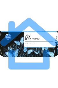 Картридж струйный HP 727 C1Q12A черный матовый, 300мл, для Designjet T920/T1500/T2500