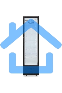 Холодильная витрина Бирюса Б-B300D черный однокамерный 345 л