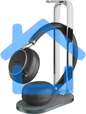 Гарнитура беспроводная Yealink BH76 with Charging Stand UC черный 1208629