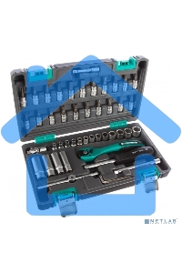 Набор инструментов STELS 1/4'' cr-v s2 усиленный кейс 47предм. 14099