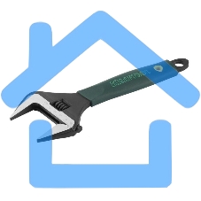 Ручной инструмент KRAFTOOL 27258-20 Ключ разводной Cr-V,фосфатир,эргоном рукоятка из эластомера,увелич зев,угол наклона губок 15град,200мм/8