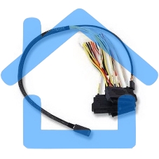 Кабель ACD-SFF8643-SAS8482SB-10M, INT, SFF8643-to-4*SFF8482+SB ( MiniSAS HD-to-SAS internal cable) 100см