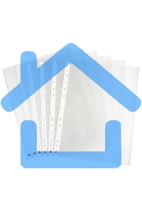 Папка-вкладыш Бюрократ СуперЛюкс -060GSLUX глянцевые А4+ 60мкм (упаковка: 100шт)