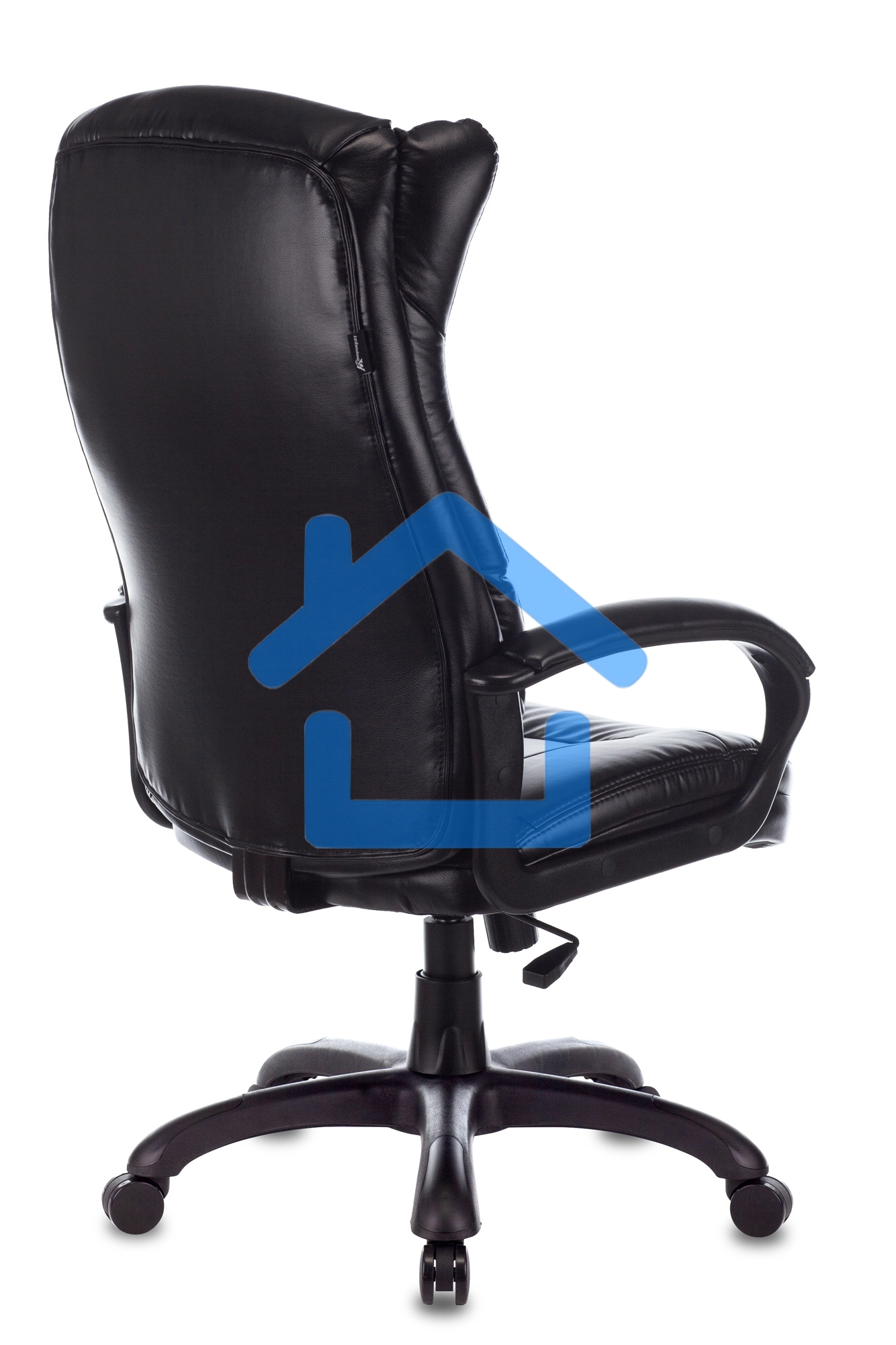 Кресло руководителя Бюрократ CH-879N Leather Venge черный, искусственная кожа, крестовина пластик