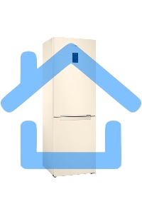 Холодильник Samsung RB33A32N0EL/WT бежевый двухкамерный инвертер 232/118 л морозилка снизу