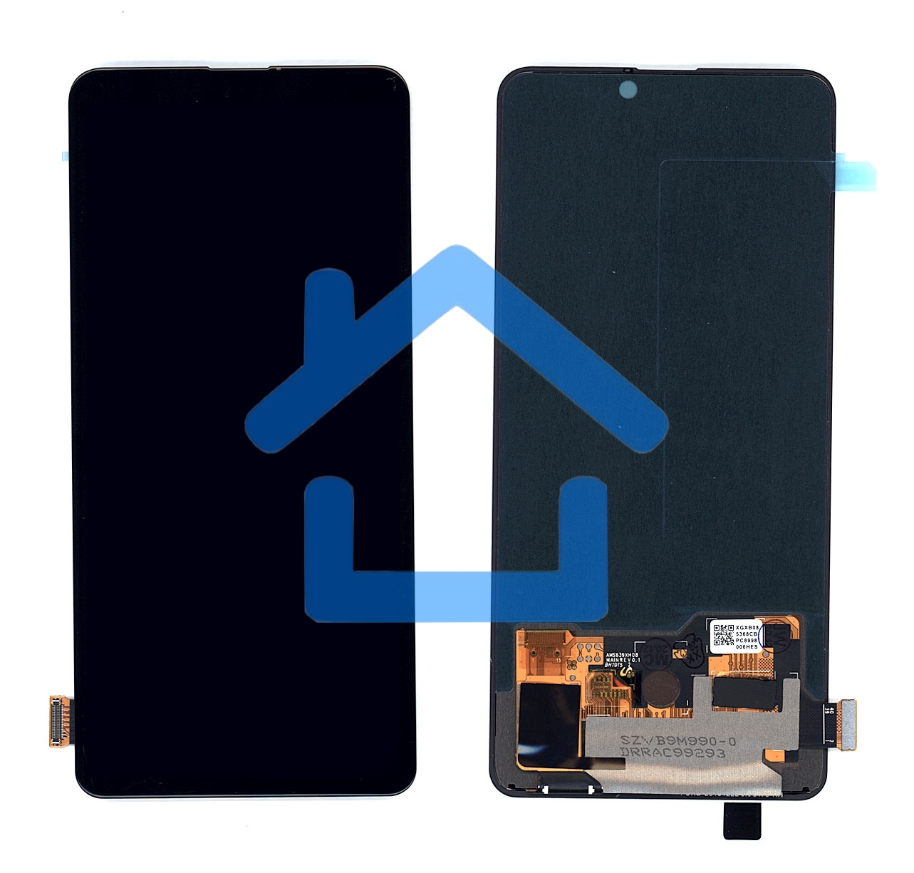 Дисплей для Xiaomi Mi9T, Redmi K20, Mi9T Pro, Redmi K20 Pro в сборе с тачскрином OLED черный