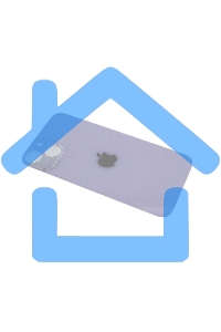 Задняя крышка (стекло) для Apple iPhone 14 фиолетовая