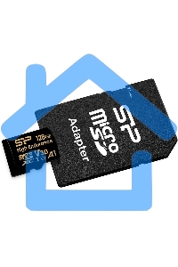 Флеш карта Silicon Power Elite microSDXC 128Gb SP128GBSTXDV3V1HSP + adapter