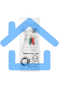 Кабель аудио сигнала Cablexpert, Jack3.5 нушники + 3.5 микрофон-> Jack3.5 4pin, длина 20см, белый