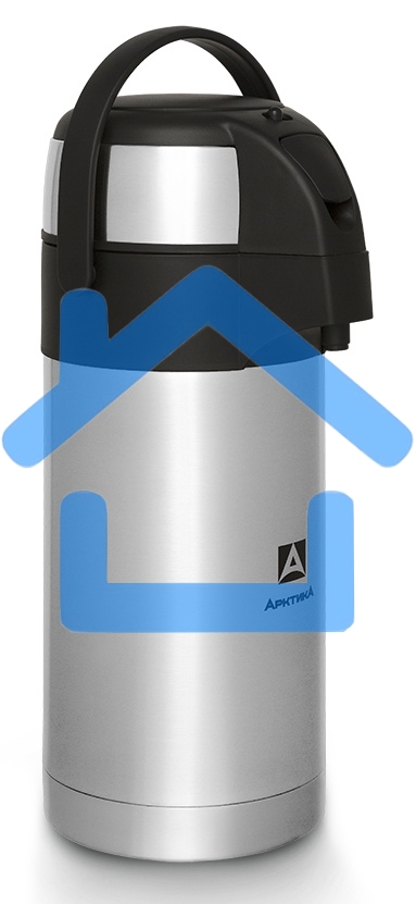 Термос Арктика 501-3000 3л. серебристый картонная коробка (501-3000/SIL)