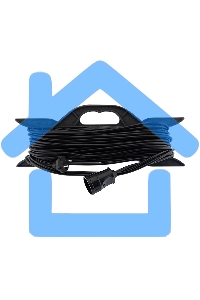 Удлинитель-шнур на рамке PROconnect ПВС 2х0.75, 30 м, б/з, 6 А, 1300 Вт, IP20, черный (Сделано в России)