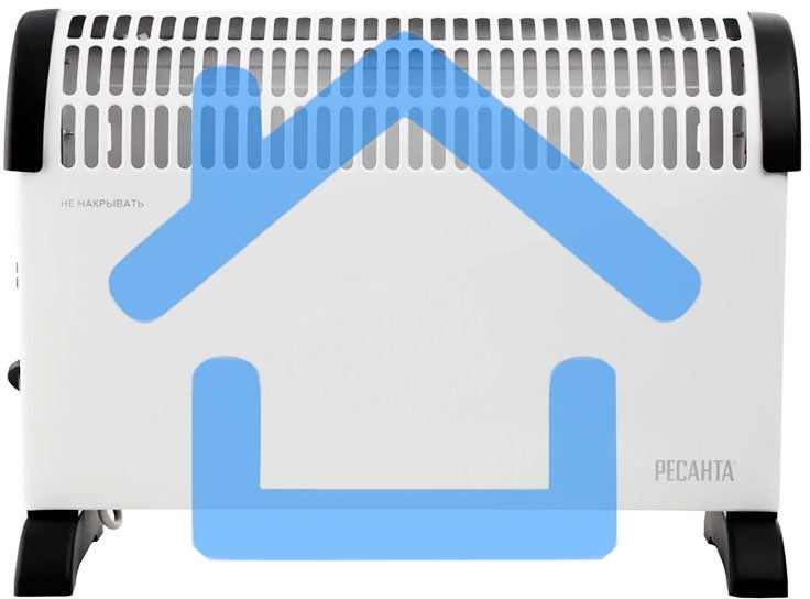 Конвектор Ресанта ОК-1500С белый, 1500 Вт, 20 м2, термостат