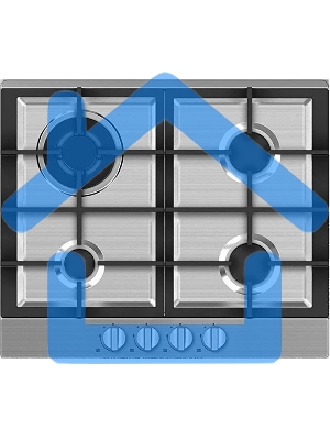 Газовая варочная панель Midea 60G40ME005SFT