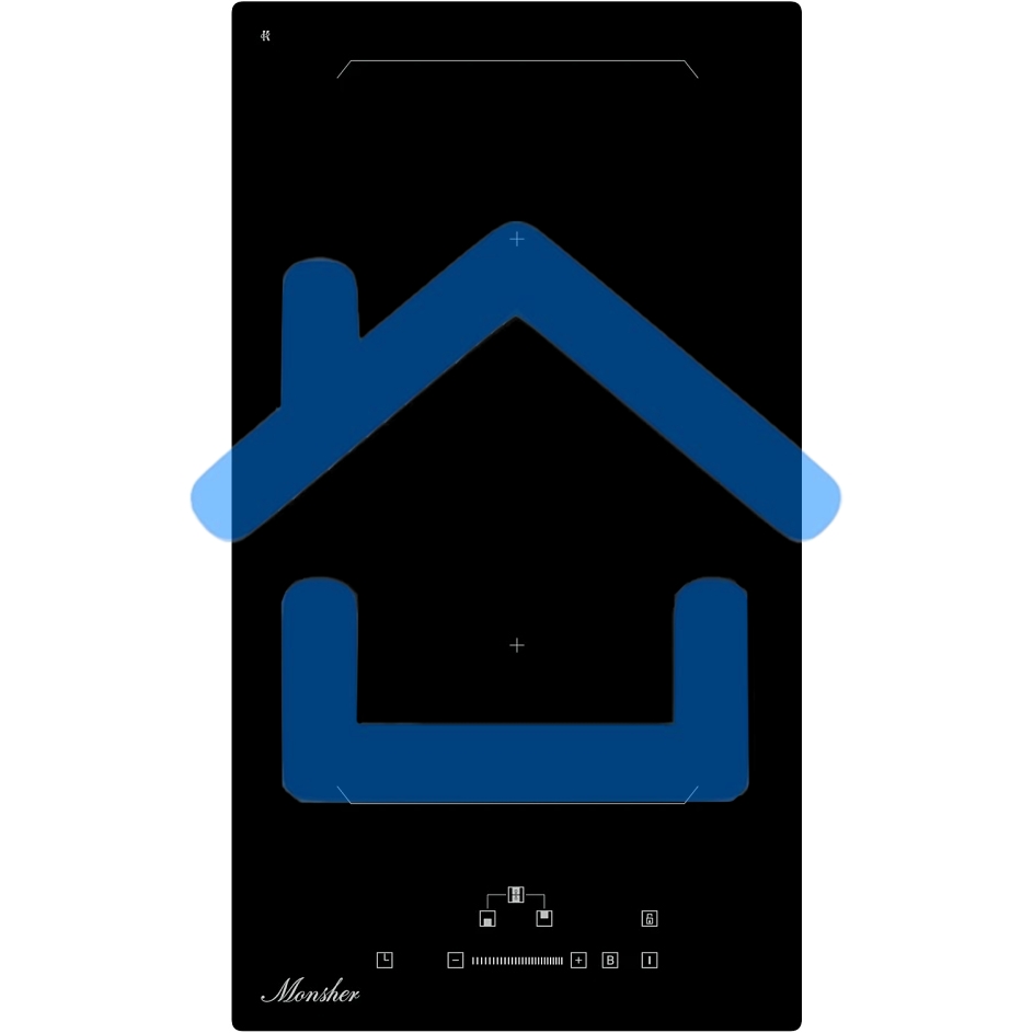 Варочная поверхность Monsher MHI 3011, индукция, инвертер, 30 см, 9 уровней мощности, бустер, Stop and Go, автоматическое отключение, таймер, индикатор остаточного тепла, сенсорное/слайдерное управление, черный