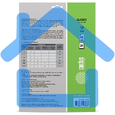 Пленка для ламинирования Cactus 125мкм A4 (25шт) глянцевая 216x303мм CS-LPGA412525