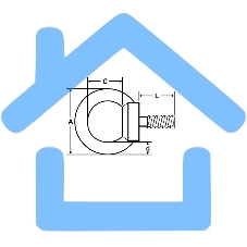Рым-болт DIN 580 М6