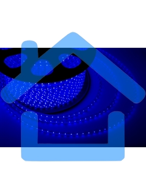 Лента светодиодная Neon-night 220 В, 13х8 мм, IP67, SMD 5050, 60 LED/m, цвет свечения синий