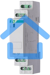 Реле промежуточное PK-3P (монтаж на DIN-рейке 35мм 220В 50Гц 3х8А 3NO/NC IP20) F&F EA06.001.023