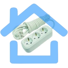 Удлинитель 3 гн 5 м с\з MAKEL MGP134