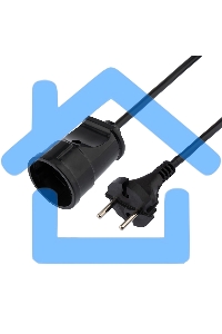 Удлинитель-шнур на рамке PROconnect ПВС 2х0.75, 30 м, б/з, 6 А, 1300 Вт, IP20, черный (Сделано в России)