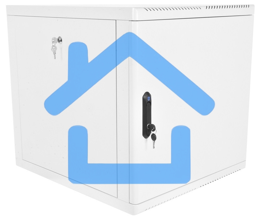 Шкаф телеком. настенный разборный 12U (600х650), съемные стенки, дверь металл (ШРН-М-12.650.1) (1 коробка)