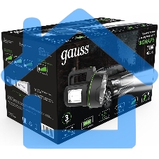 Фонарь прожекторный Gauss модель GFL602 11W 400lm Li-ion 4800mAh LED 1/10/30